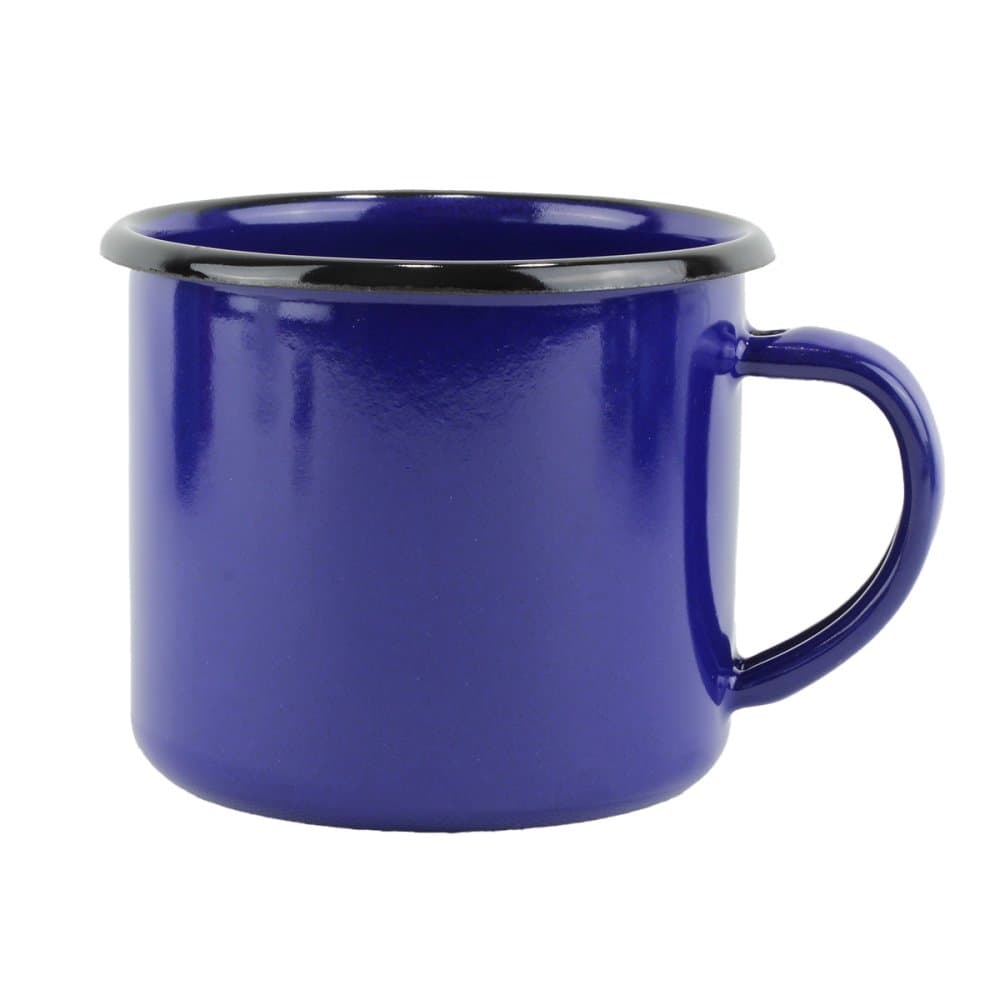 BELIS Smaltovaný hrnek ø 8 cm - 0.35 l modrý | BELIS - 11008-00900004