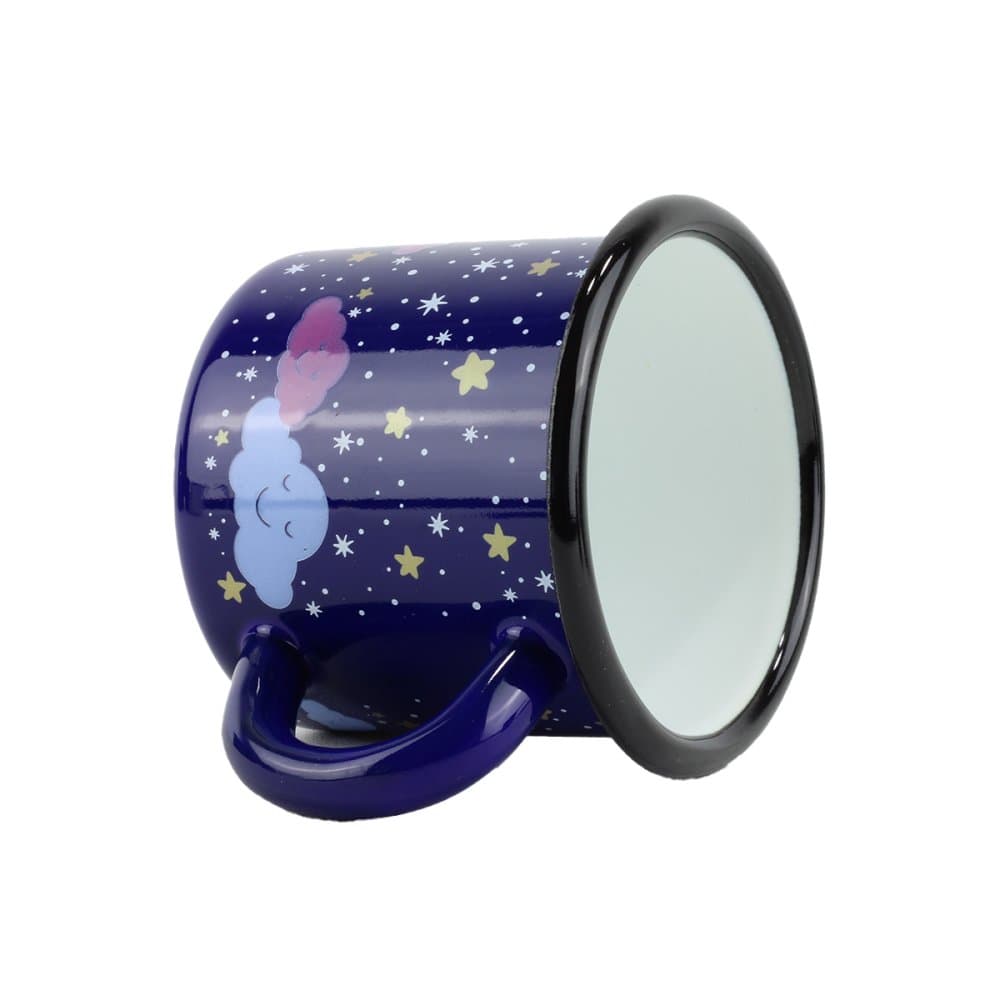 BELIS Smaltovaný hrnek ø 7 cm - 0.25 l tmavě modrý "mráček" - ČESKÝ PLECHÁČEK | RADOST enamel - 11107-098MAM04 - náhled 2