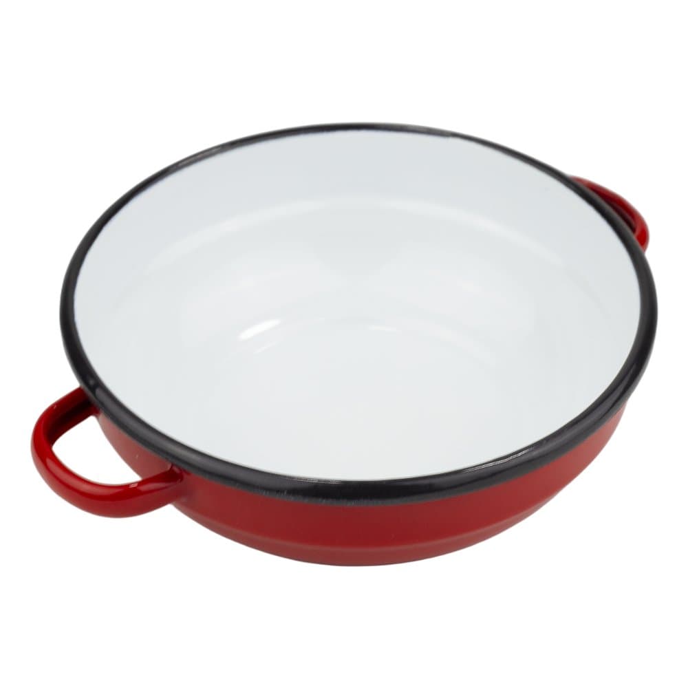 VEF Smaltovaná selská mísa s uchy ø 14 cm bílá - 00000-0000160A - náhled 5