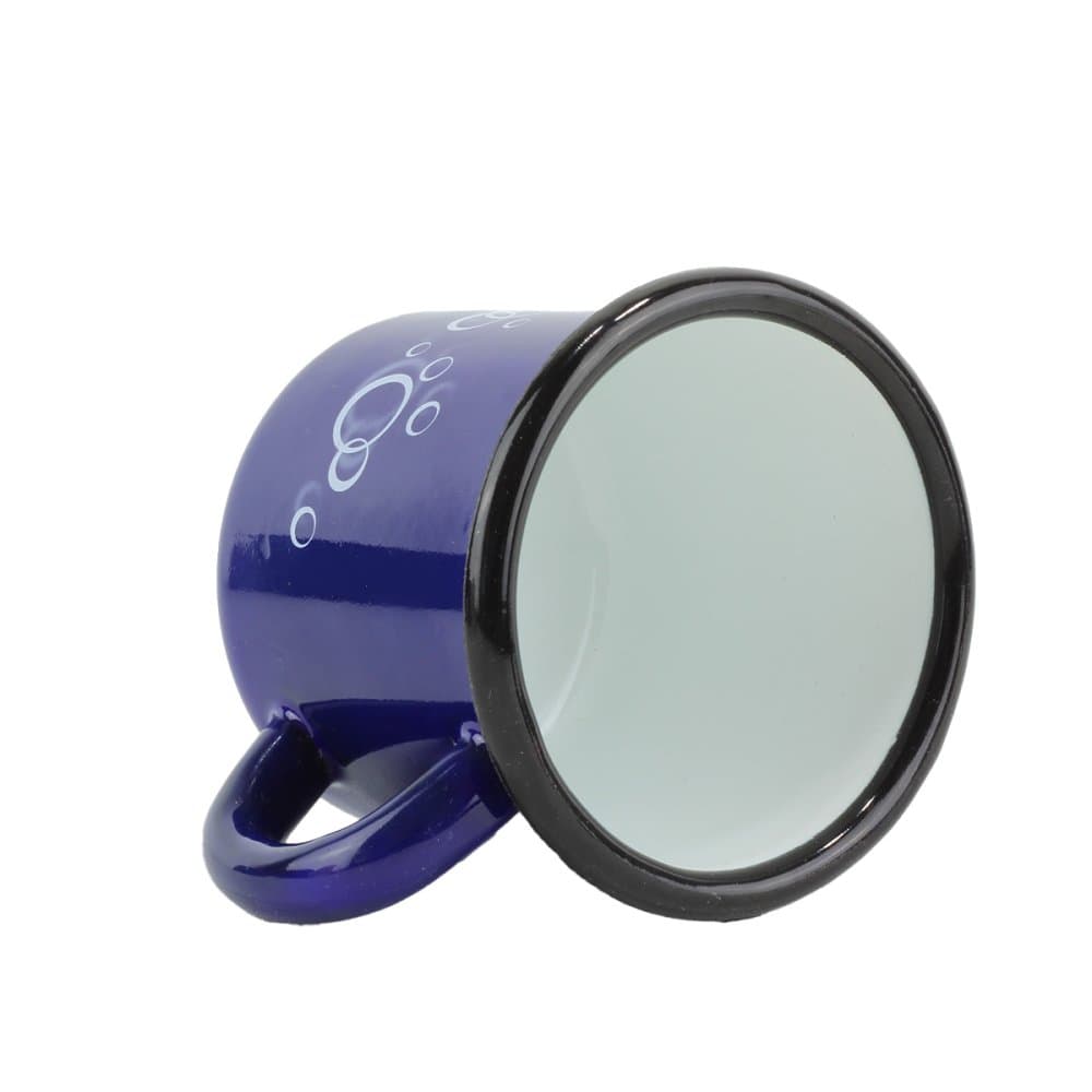 BELIS Smaltovaný hrnek ø 7 cm - 0.25 l tmavě modrý BUBBLE | BELIS - 11107-569DAD04 - náhled 2
