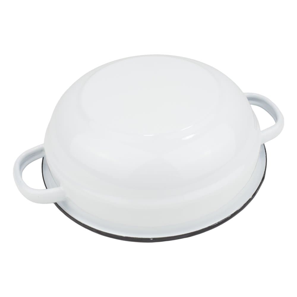 VEF Smaltovaná selská mísa s uchy ø 14 cm bílá - 00000-0000160A - náhled 4