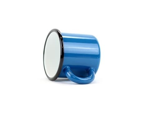Novomoskovskaya posuda Smaltovaný hrnek ø 7 cm - 0.25 l petrolejově modrý - 00000-0000096N - náhled 2