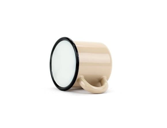 Novomoskovskaya posuda Smaltovaný hrnek ø 7 cm - 0.25 l starorůžový - 00000-000096-18 - náhled 2