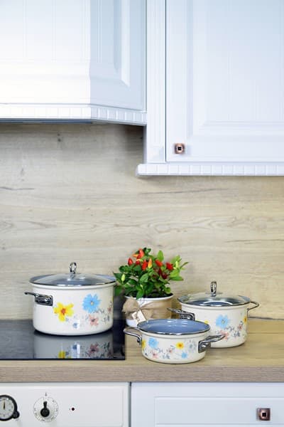 BELIS Smaltovaný hrnec se skleněnou poklicí ø 16 cm - 2 l - MEADOW - 41516-095DCDN5 - náhled 4