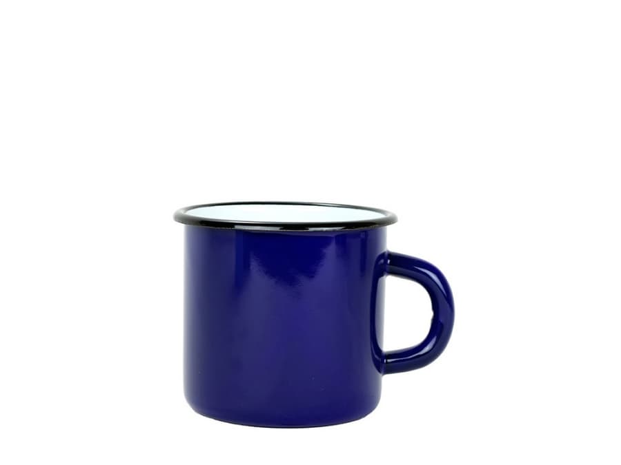 Novomoskovskaya posuda Smaltovaný hrnek ø 8 cm - 0.35 l námořnicko modrý - 00000-0000098L