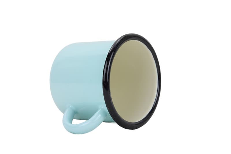 AO LZEP Smaltovaný hrnek ø 8 cm - 0.35 l tyrkysový - 00000-0000098T - náhled 2