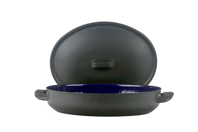 BELIS Smaltovaný oválný pekáč s poklicí - nízký 32x24x7 cm - 5 l - BSE - 97232-67B00005 - náhled 4