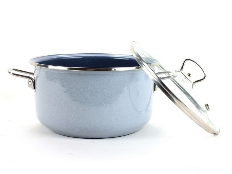 BELIS Smaltovaný hrnec se skleněnou poklicí ø 20 cm - 3.5 l - PREMIUM šedý - 71920-053000N3 - náhled 3