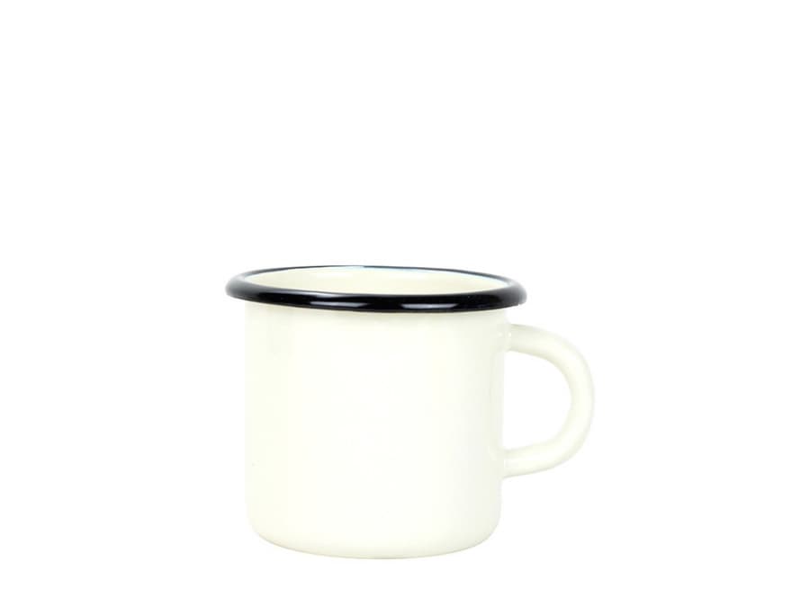 AO LZEP Smaltovaný hrnek ø 8 cm - 0.35 l mléčný - 00000-0000098D
