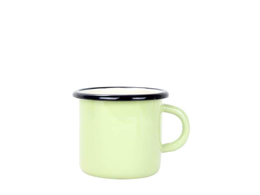 Novomoskovskaya posuda Smaltovaný hrnek ø 8 cm - 0.35 l limetkový - 00000-I010314