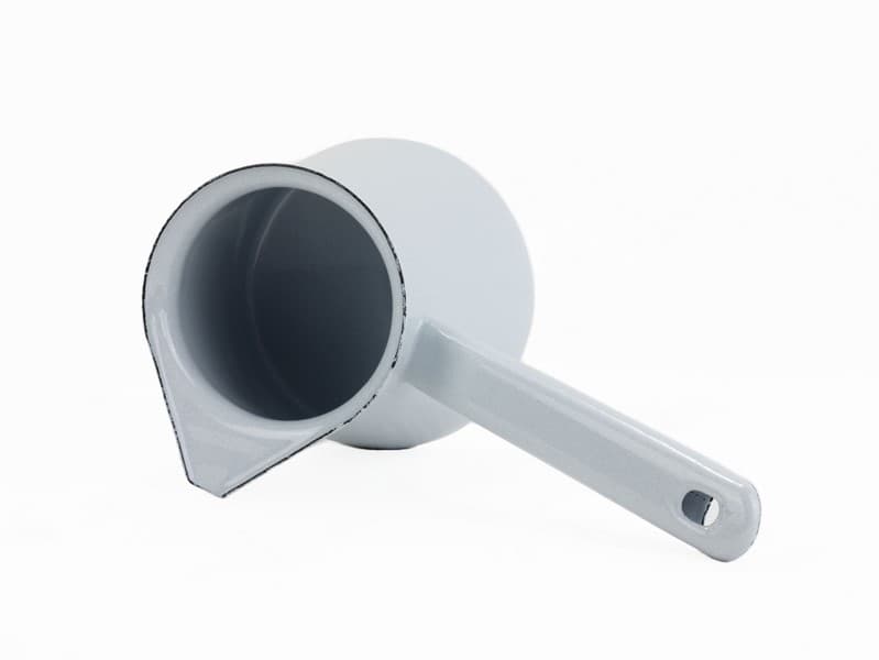 VEF Smaltovaná džezva na kávu šedá ø 6.7 cm - 0.4 l - PREMIUM šedý - 00000-0000461S - náhled 2