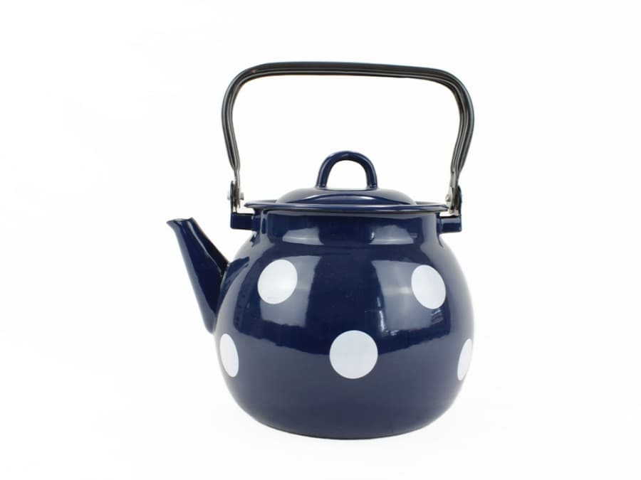 Novomoskovskaya posuda Smaltovaný čajník - 3.5 l modrý - 00000-I271301