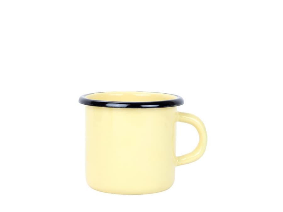 Novomoskovskaya posuda Smaltovaný hrnek ø 8 cm - 0.35 l krémový - 00000-I010311