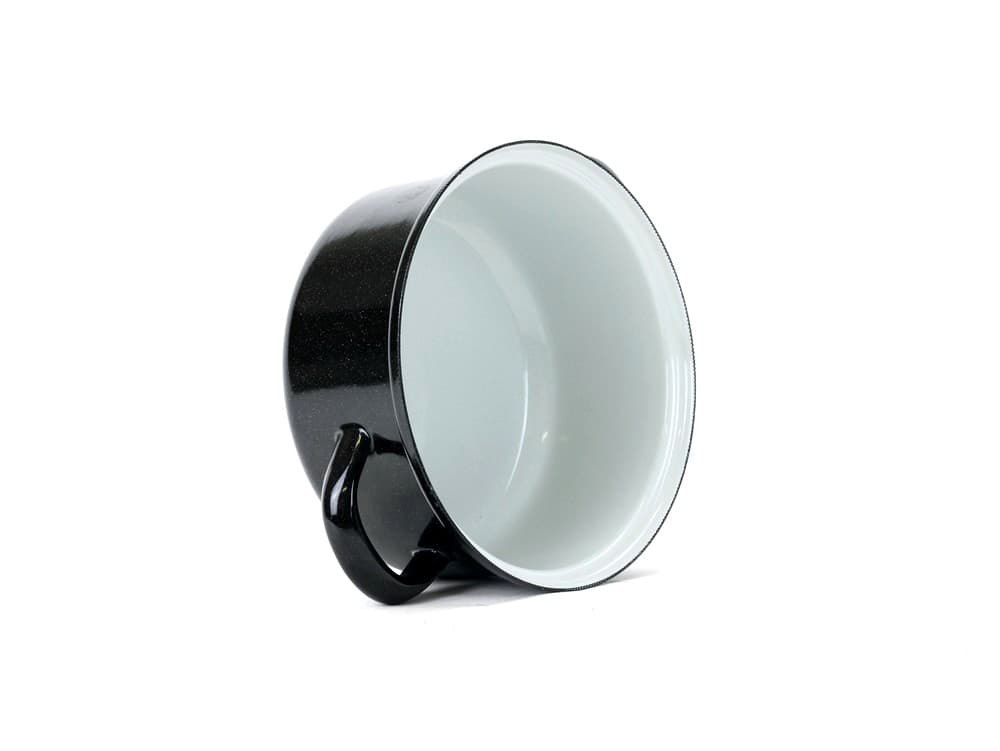 BELIS Smaltovaný rendlík ø 20 cm - 2.6 l - STANDARD černý | SFINX - 22420-07800005 - náhled 3