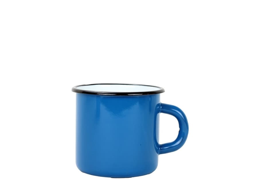 Novomoskovskaya posuda Smaltovaný hrnek ø 8 cm - 0.35 l petrolejově modrý - 00000-0000098N