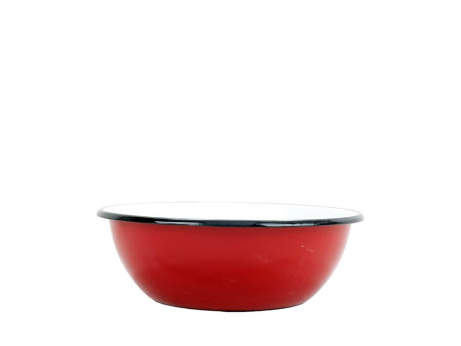Novomoskovskaya posuda Smaltovaná miska ø 19 cm - 1.5 l červená - 00000-0000441C