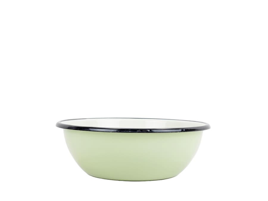 Novomoskovskaya posuda Smaltovaná miska ø 19 cm - 1.5 l limetková - 00000-0000441L