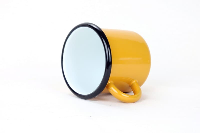 AO LZEP Smaltovaný hrnek ø 8 cm - 0.35 l hořčicový - 00000-0000098H - náhled 4
