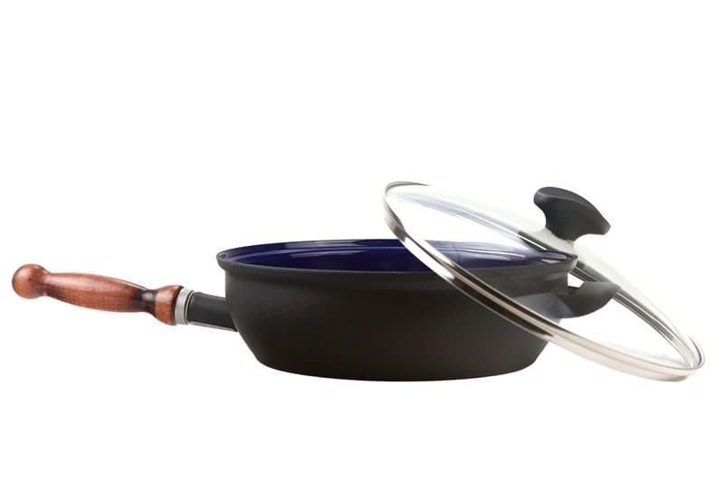 BELIS Smaltovaná pánev se skleněnou poklicí a s odnímatelným držadlem ø 26 cm - BSE - 97626-07B000YE3 - náhled 2
