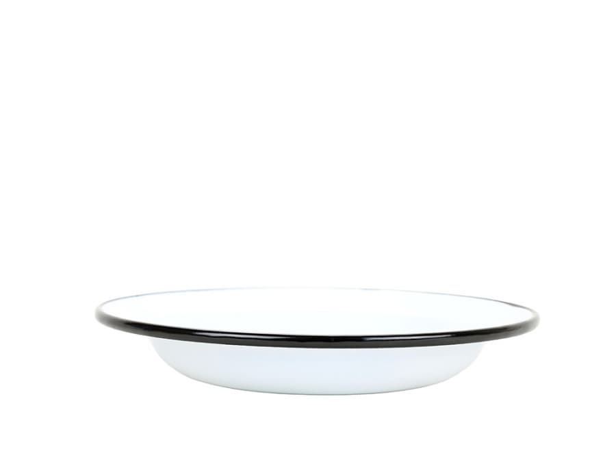 VEF Smaltovaný talíř ø 24.5 cm - 0.8 l bílý - 00000-0000208B