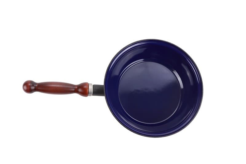 BELIS Smaltovaná pánev ø 20 cm s odnímatelným dřevěným držadlem - BSE - 67420-07B000Y3