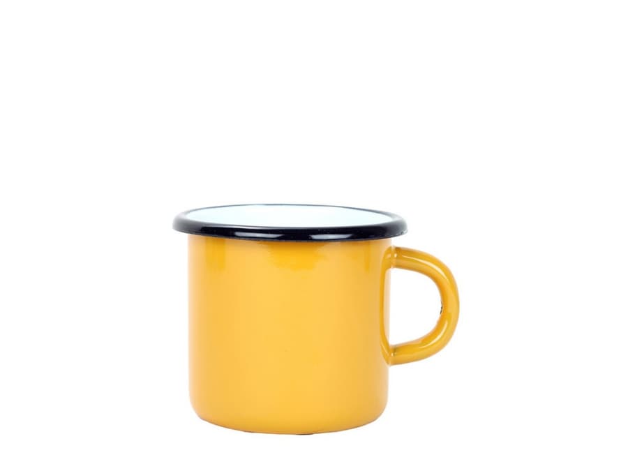 AO LZEP Smaltovaný hrnek ø 8 cm - 0.35 l hořčicový - 00000-0000098H
