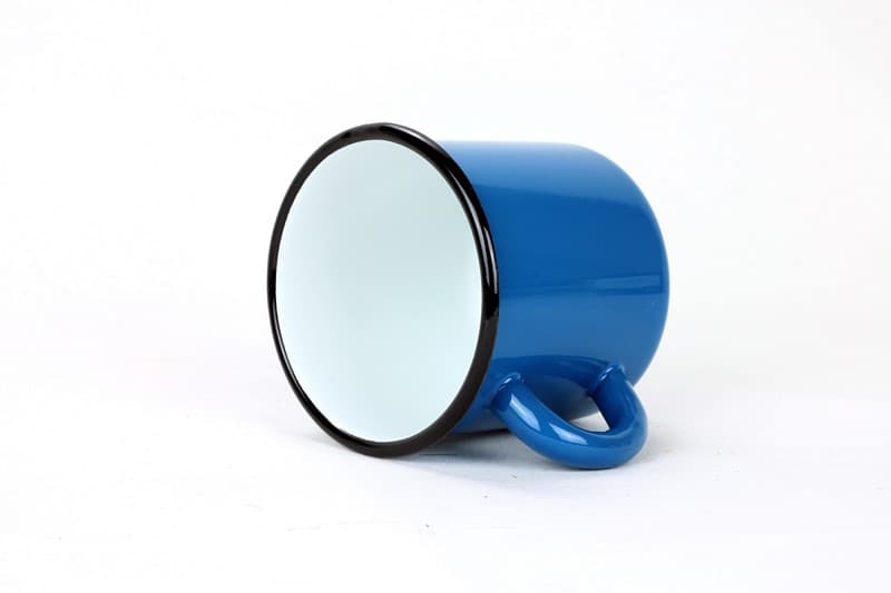 Novomoskovskaya posuda Smaltovaný hrnek ø 7 cm - 0.25 l petrolejově modrý - 00000-0000096N - náhled 3