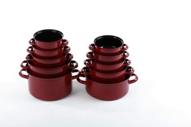 BELIS Smaltovaný hrnec ø 20 cm - 3.6 l - STANDARD BORDO - 21420-08300005 - náhled 2