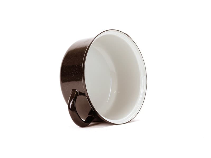 BELIS Smaltovaný rendlík ø 24 cm - 4.5 l - STANDARD hnědý | SFINX - 22424-07900005 - náhled 2