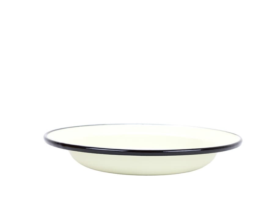 VEF Smaltovaný talíř ø 24.5 cm - 0.8 l krémový - 00000-0000208K
