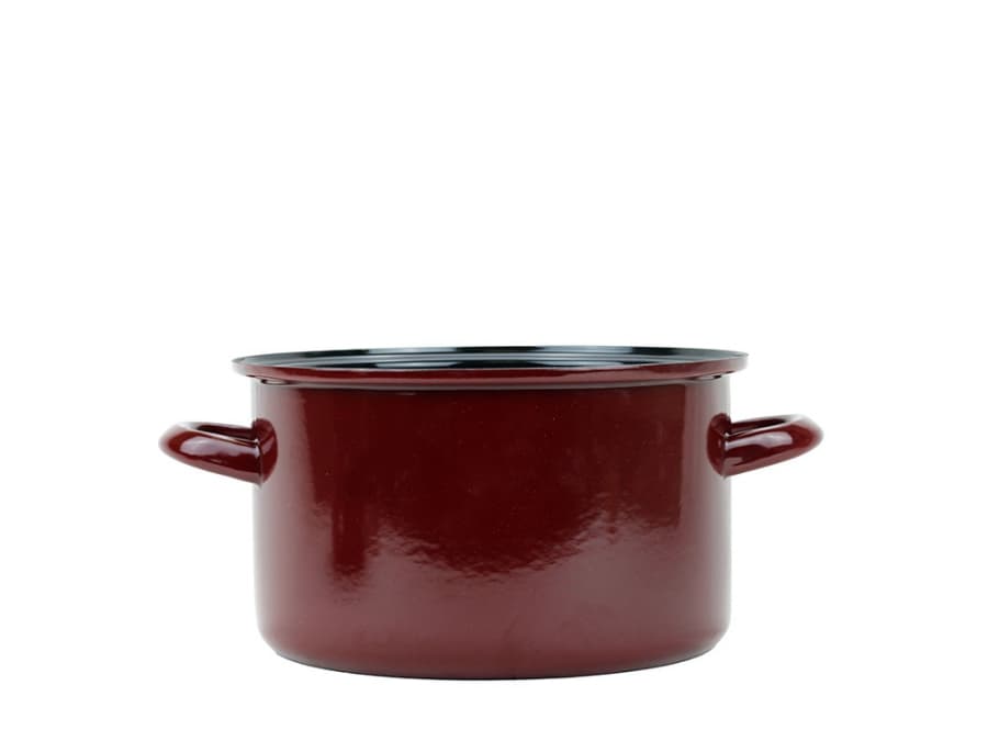 BELIS Smaltovaný hrnec ø 20 cm - 3.6 l - STANDARD BORDO - 21420-08300005