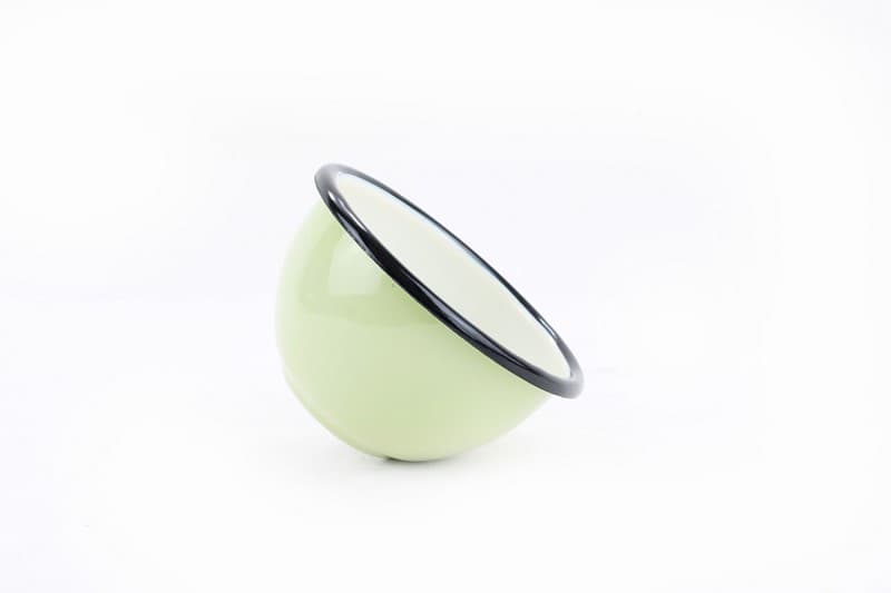 Novomoskovskaya posuda Smaltovaná miska ø 11 cm - 0.35 l limetková - 00000-0000451L - náhled 2