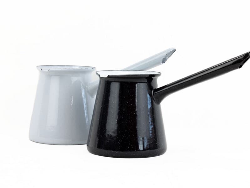 VEF Smaltovaná džezva na kávu černá ø 9 cm - 0.4 l STANDARD černý - 00000-0000460C - náhled 3